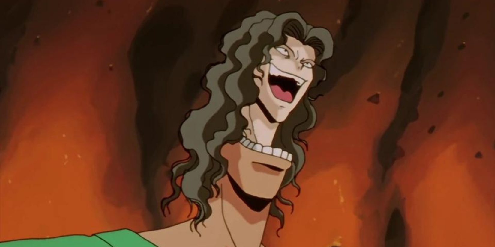 Elder Toguro (Yu Yu Hakusho) anime evil laughing possessing Gourmet
