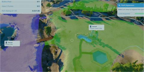 Planet Coaster 2 hands-on preview heat maps function screenshot