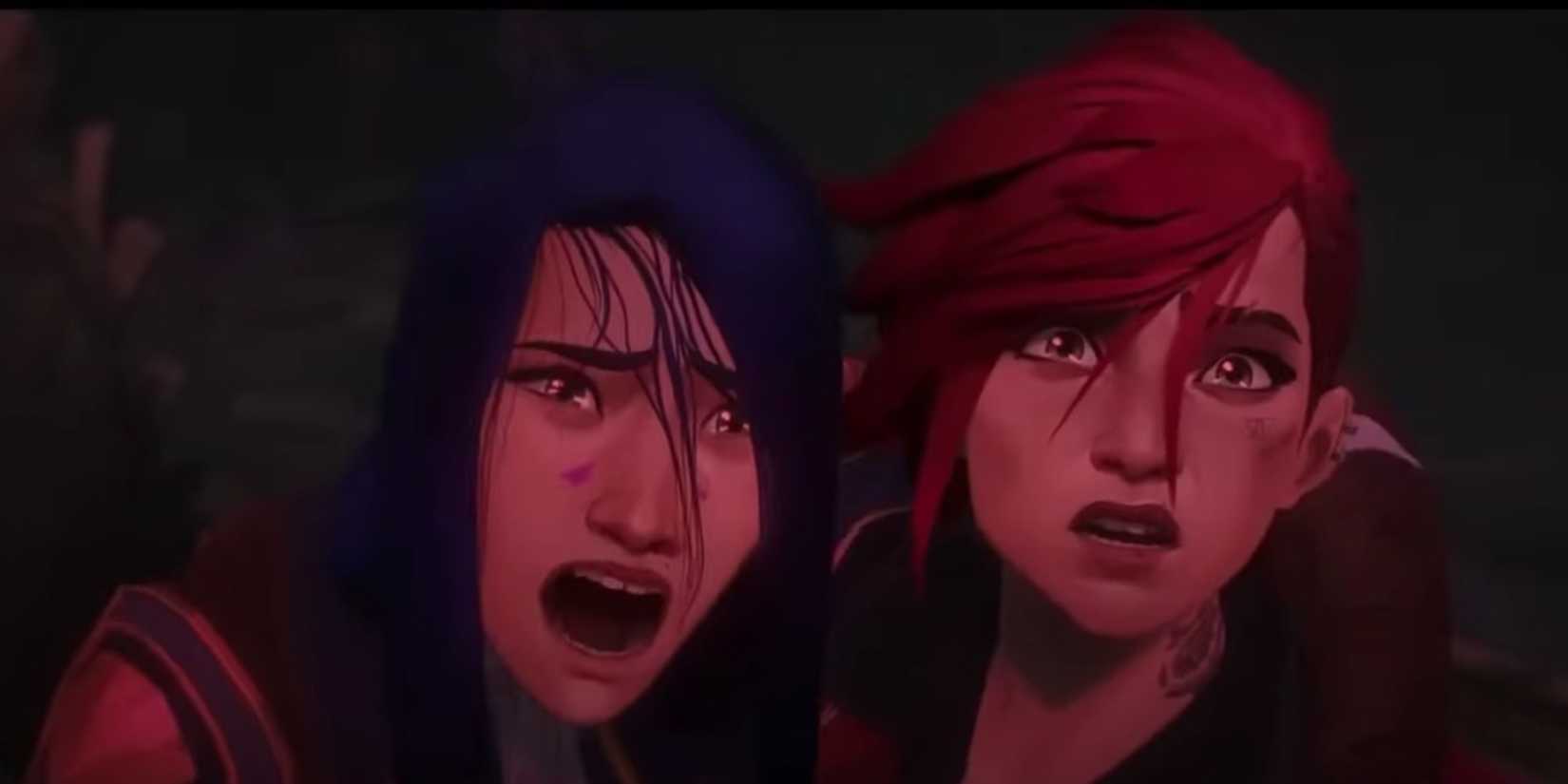 An image of Vi and Caitlyn from Arcane