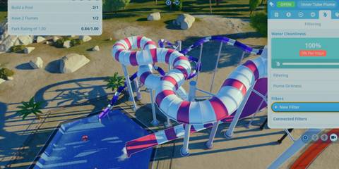 flume construction in Planet Coaster 2 hands-on preview