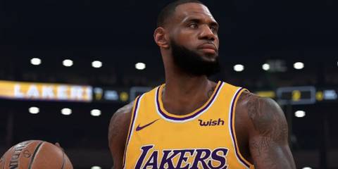 LeBron James of the LA Lakers in NBA 2K25