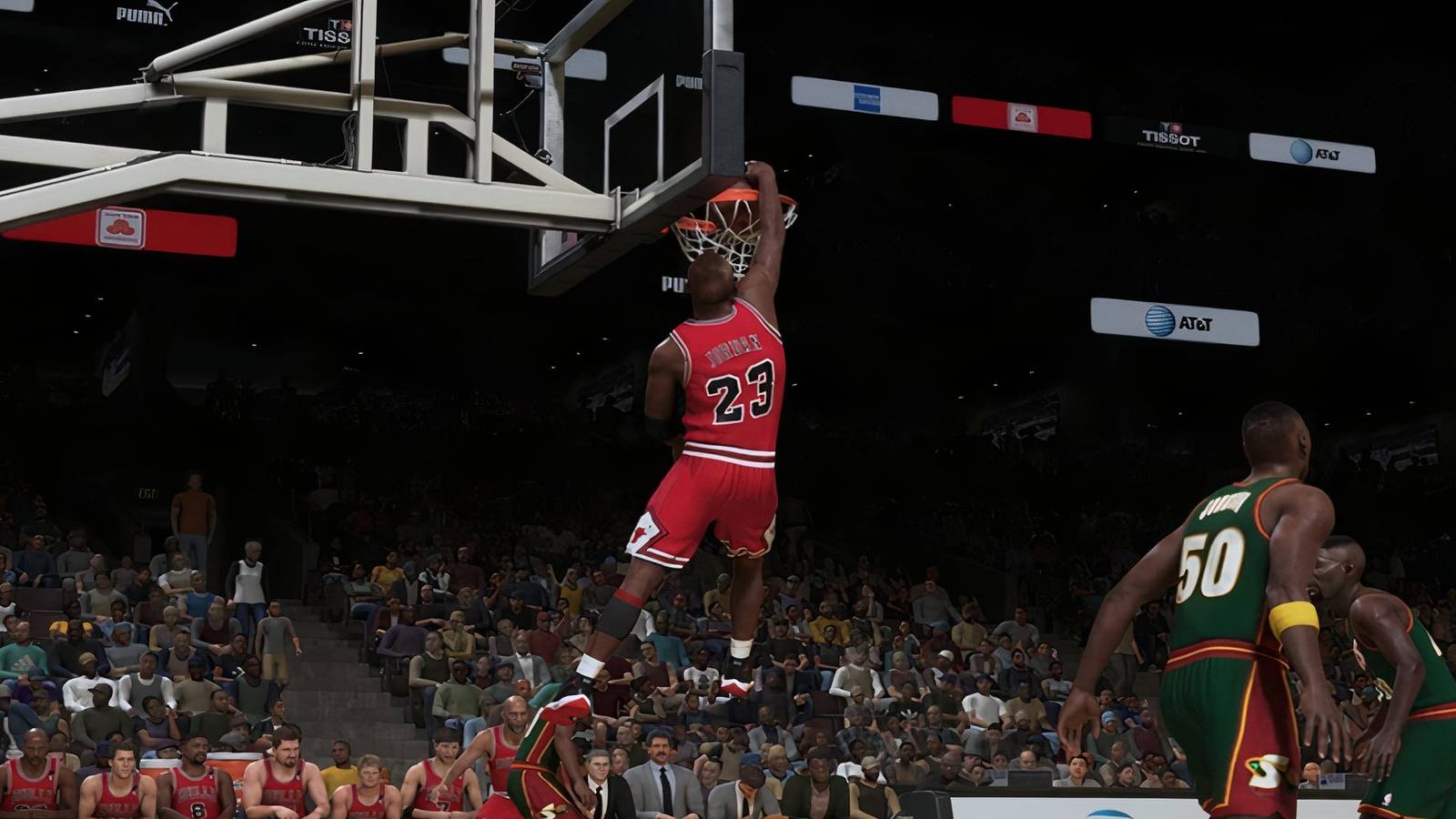 NBA 2K25 - Jordan dunking