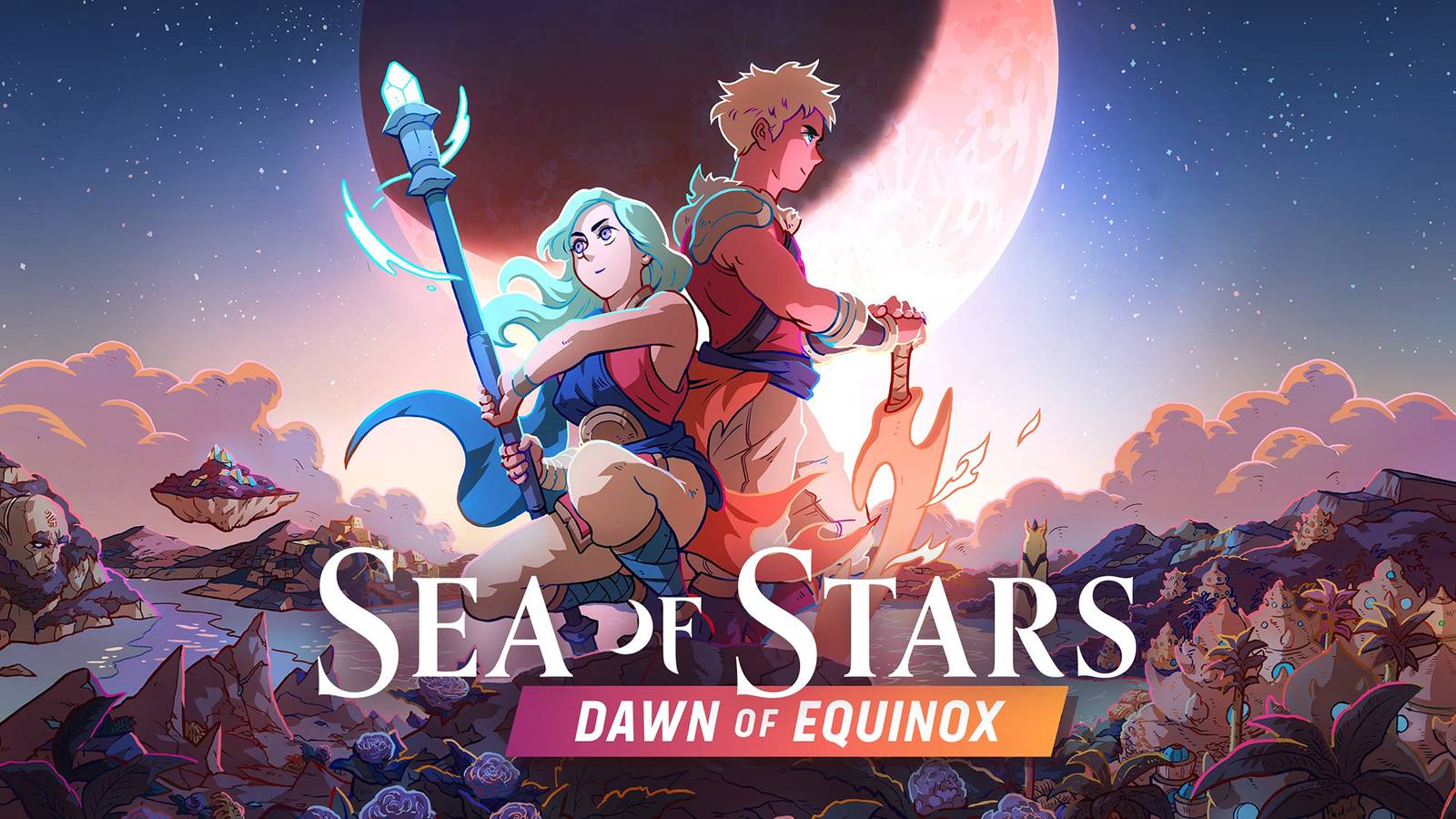 Sea of Stars Dawn of Equinox Free Update key art