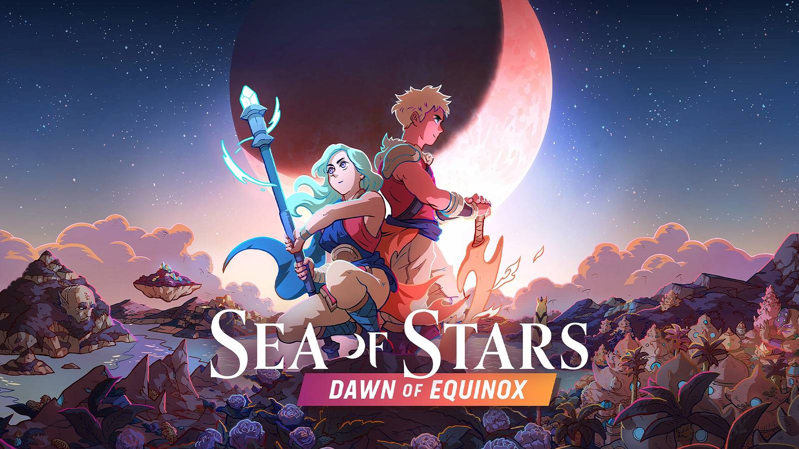 Sea of Stars Dawn of Equinox key art