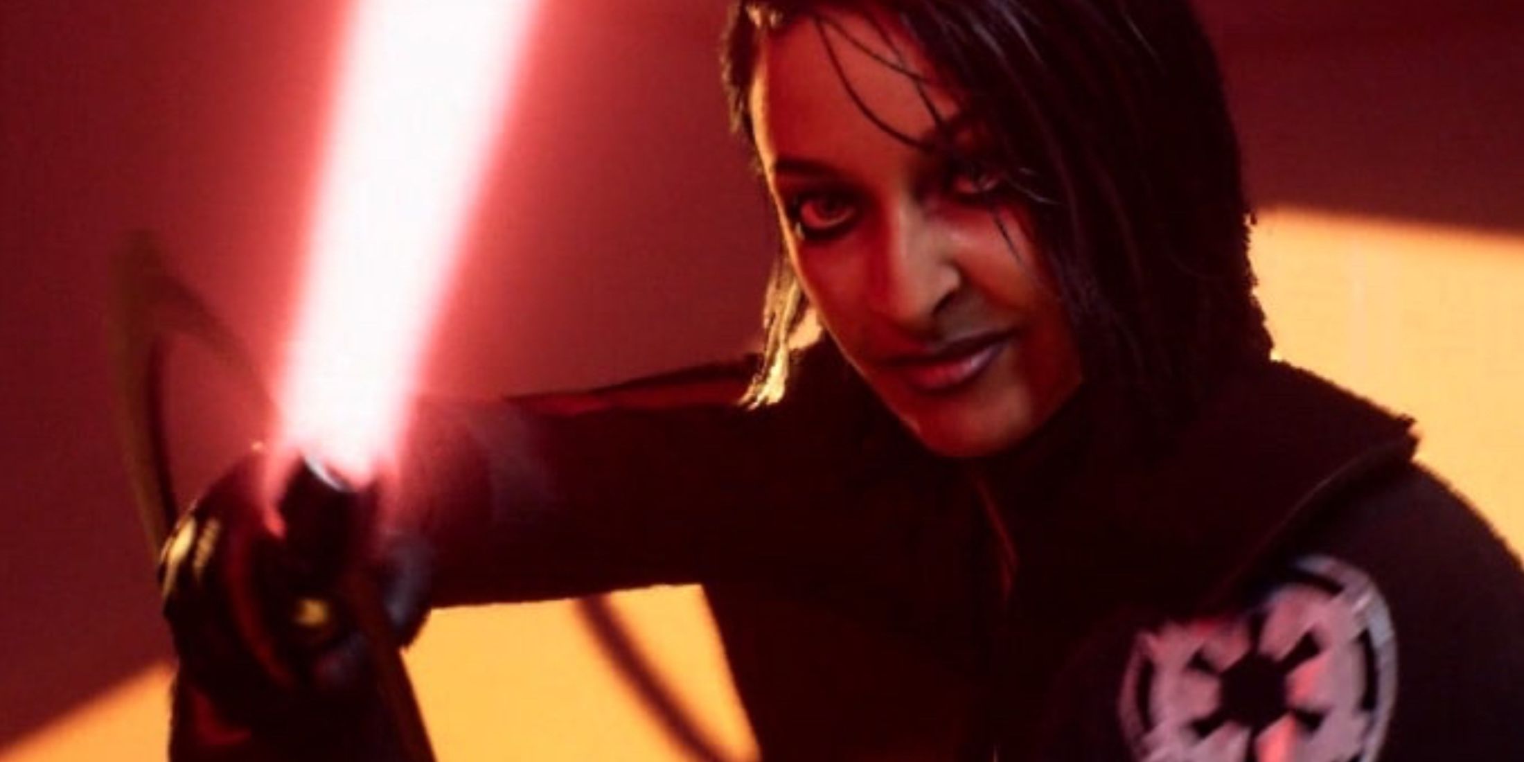 The Second Sister, aka Trilla Suduri, with lightsaber in Star Wars Jedi: Fallen Order