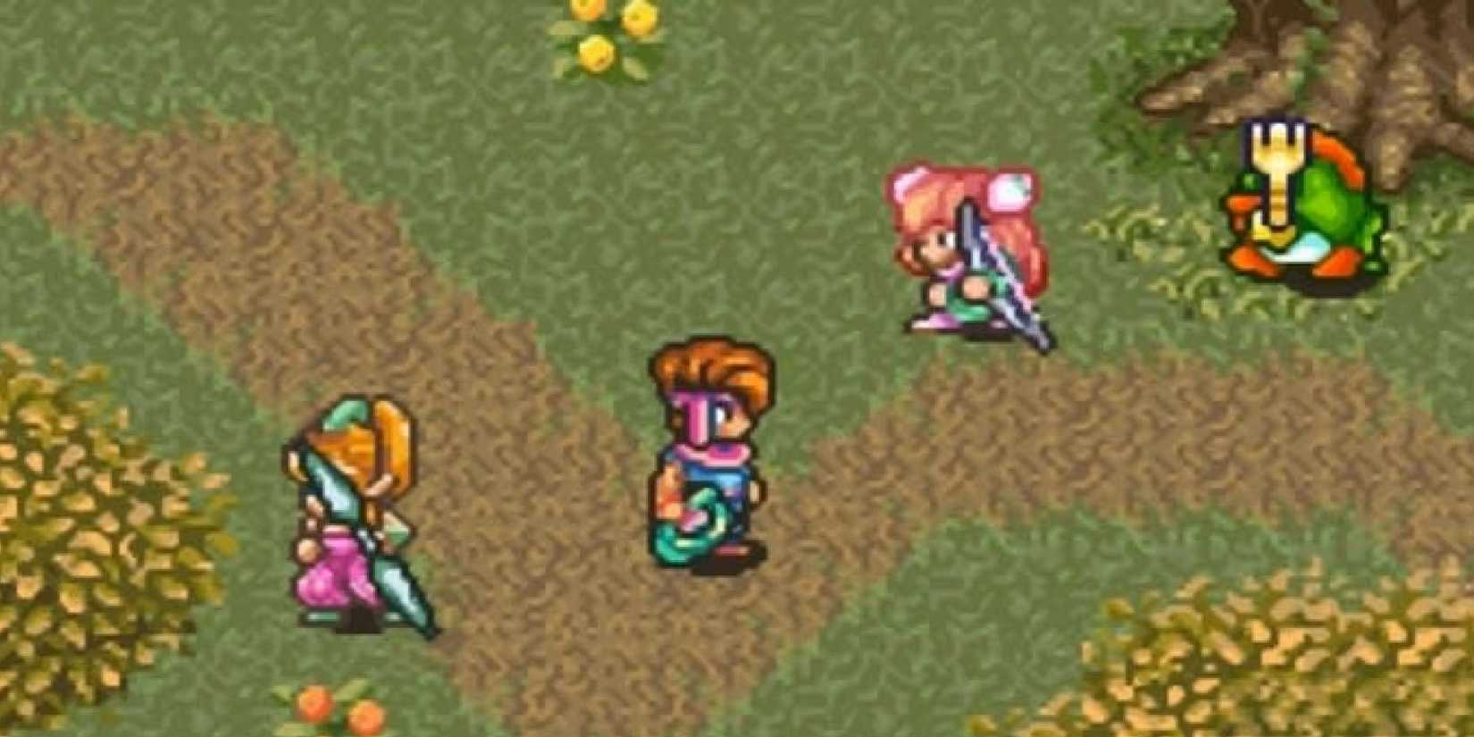 Secret of Mana fight