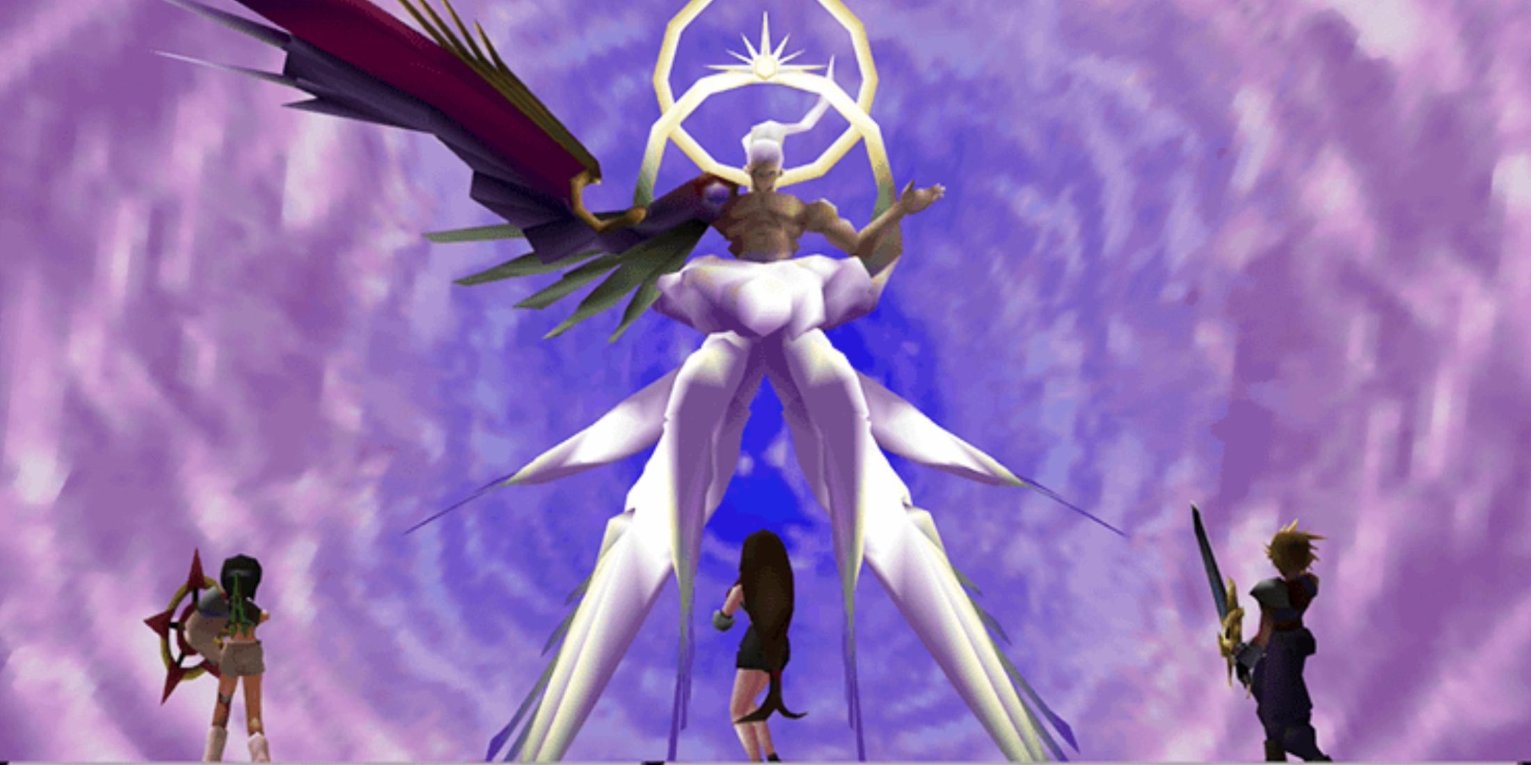 Sephiroth's final form in Final Fantasy 7