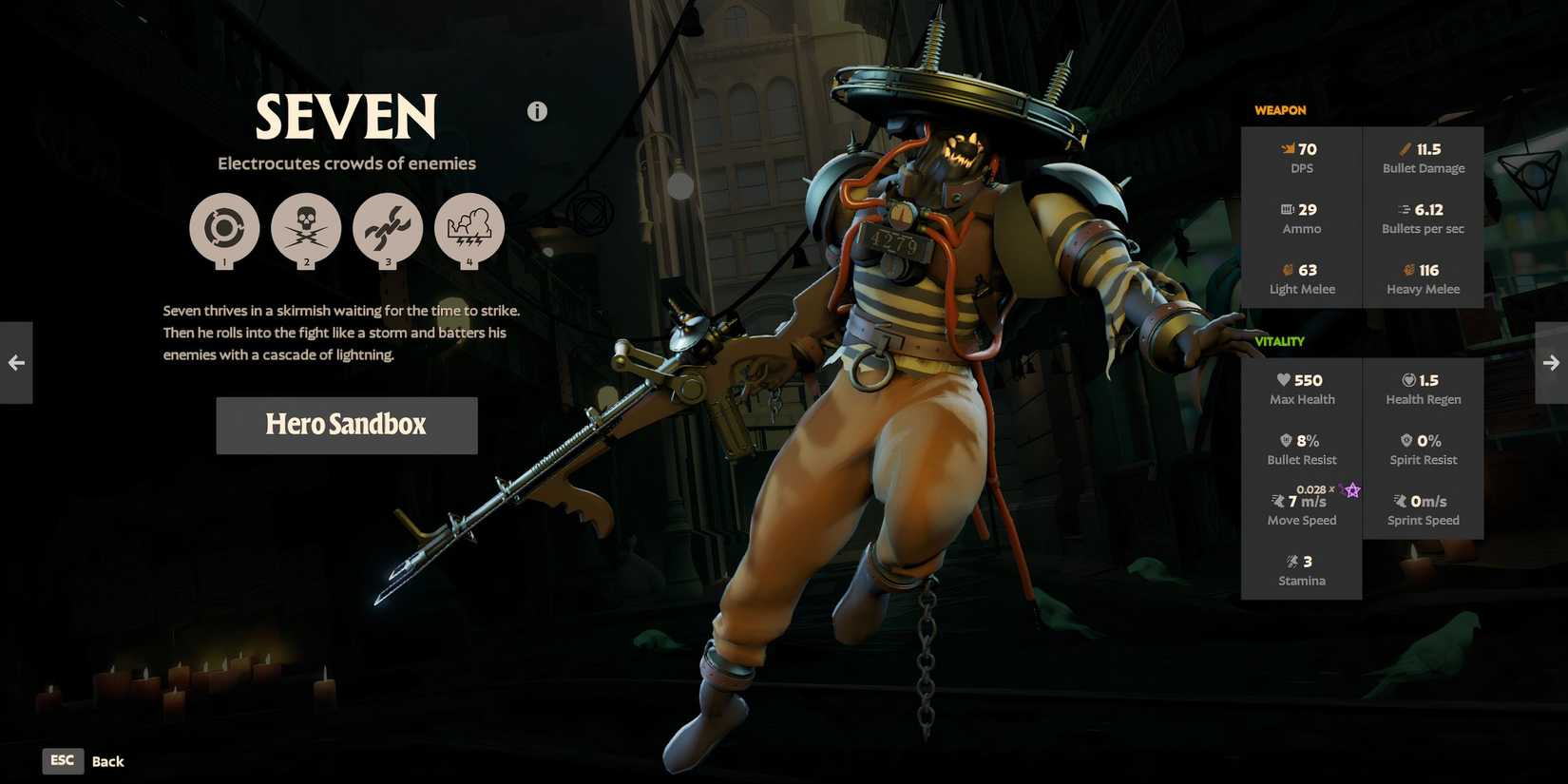 Seven overview in Deadlock