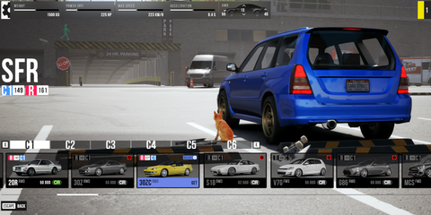 SFR rear view CarX Street