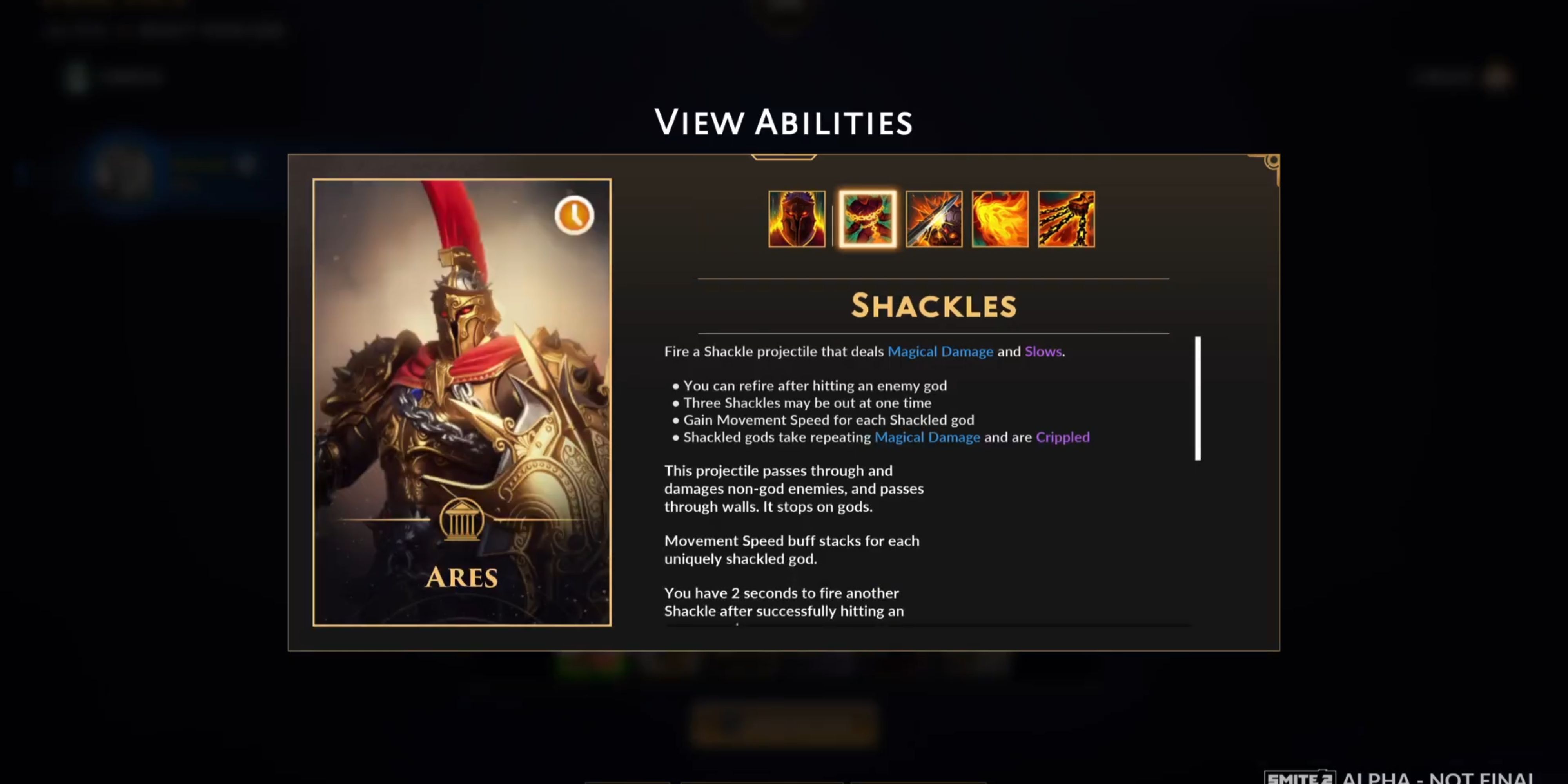 shackles Smite 2 Ares