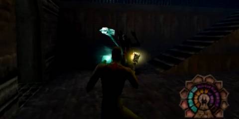 Shadow Man hud gameplay exploration