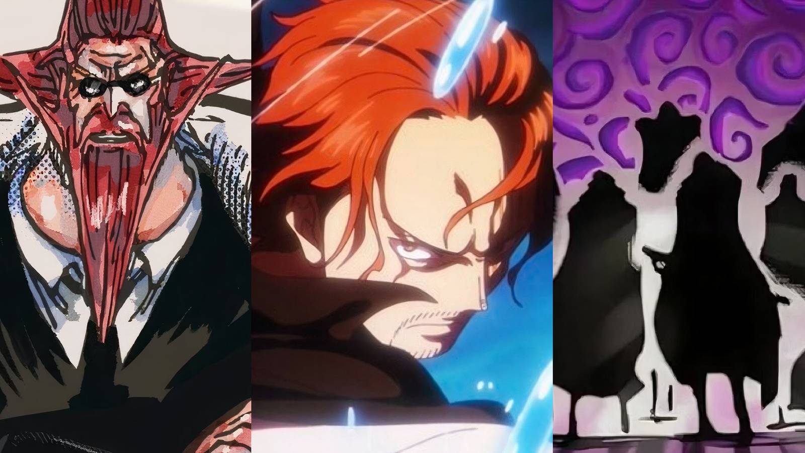 Shanks Vs Garling Figarland one piece