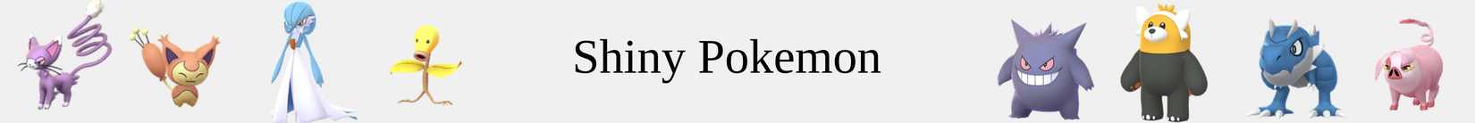 Shiny Pokemon Page Break