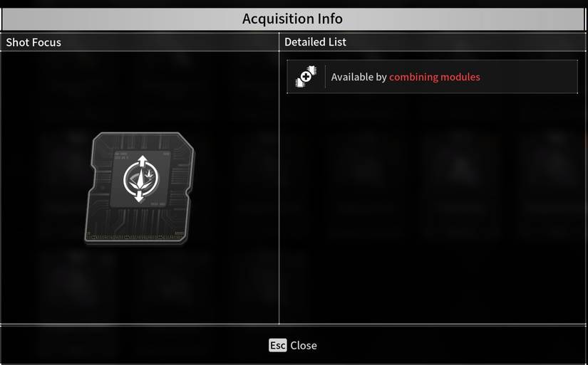 A Shot Focus Module in The First Descendant