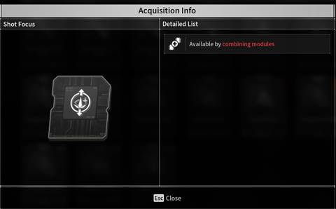 A Shot Focus Module in The First Descendant