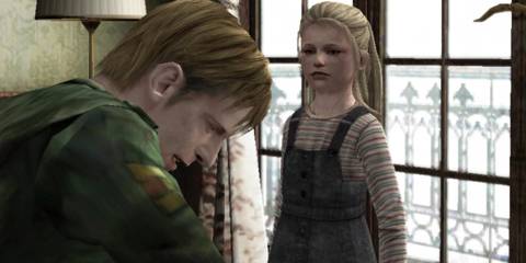 Silent Hill 2 - James Sunderland talking to Laura