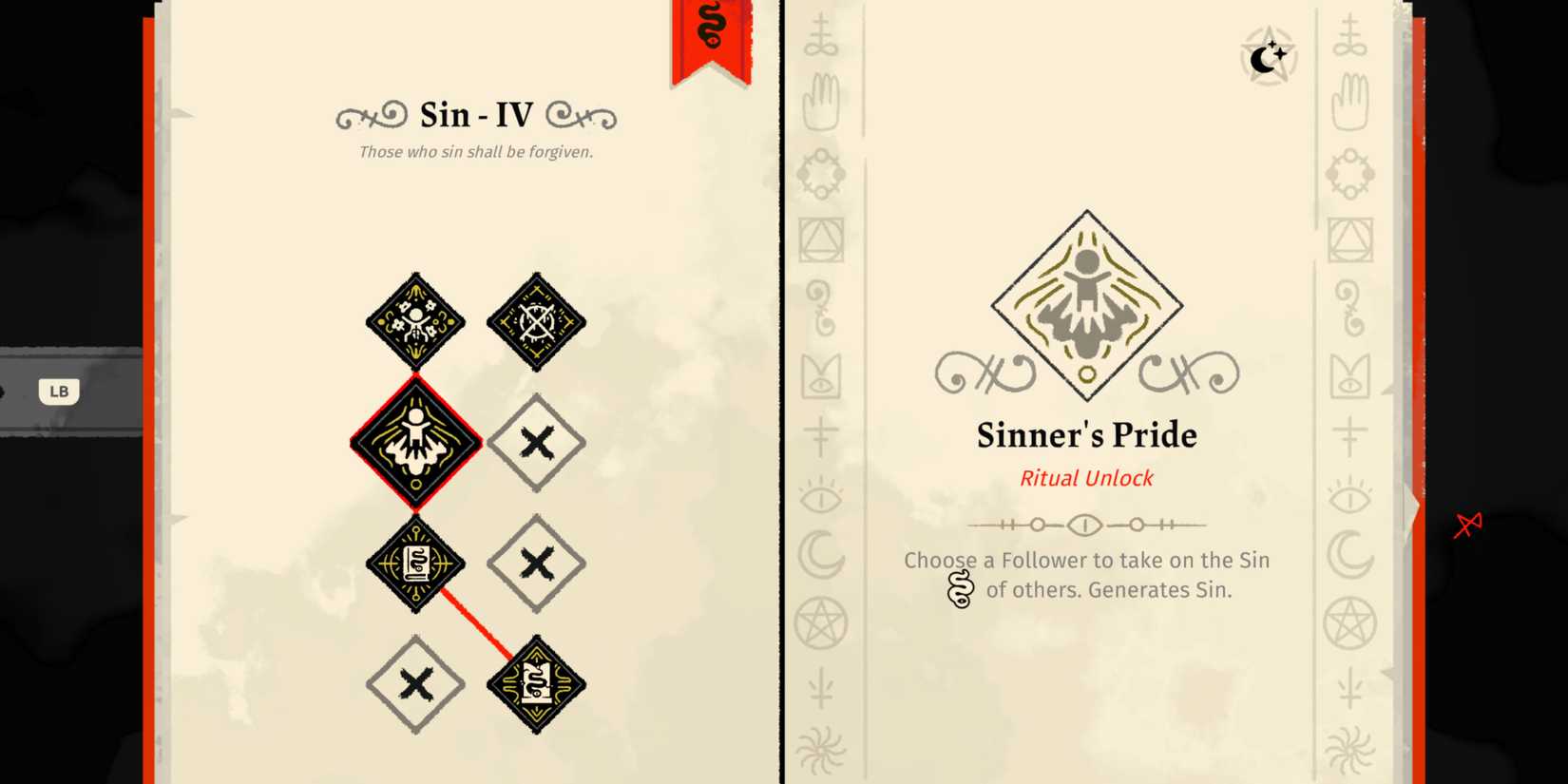 sin II doctrine cult of the lamb