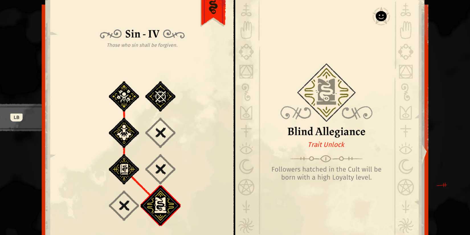 sin IV doctrine cult of the lamb