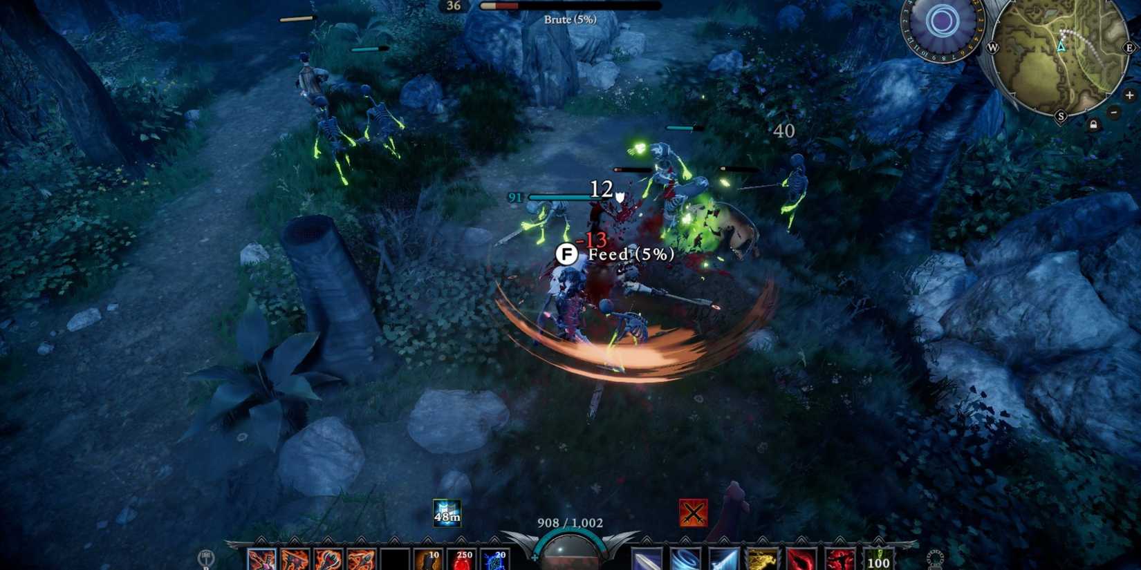 V Rising Skeleton Army summoning