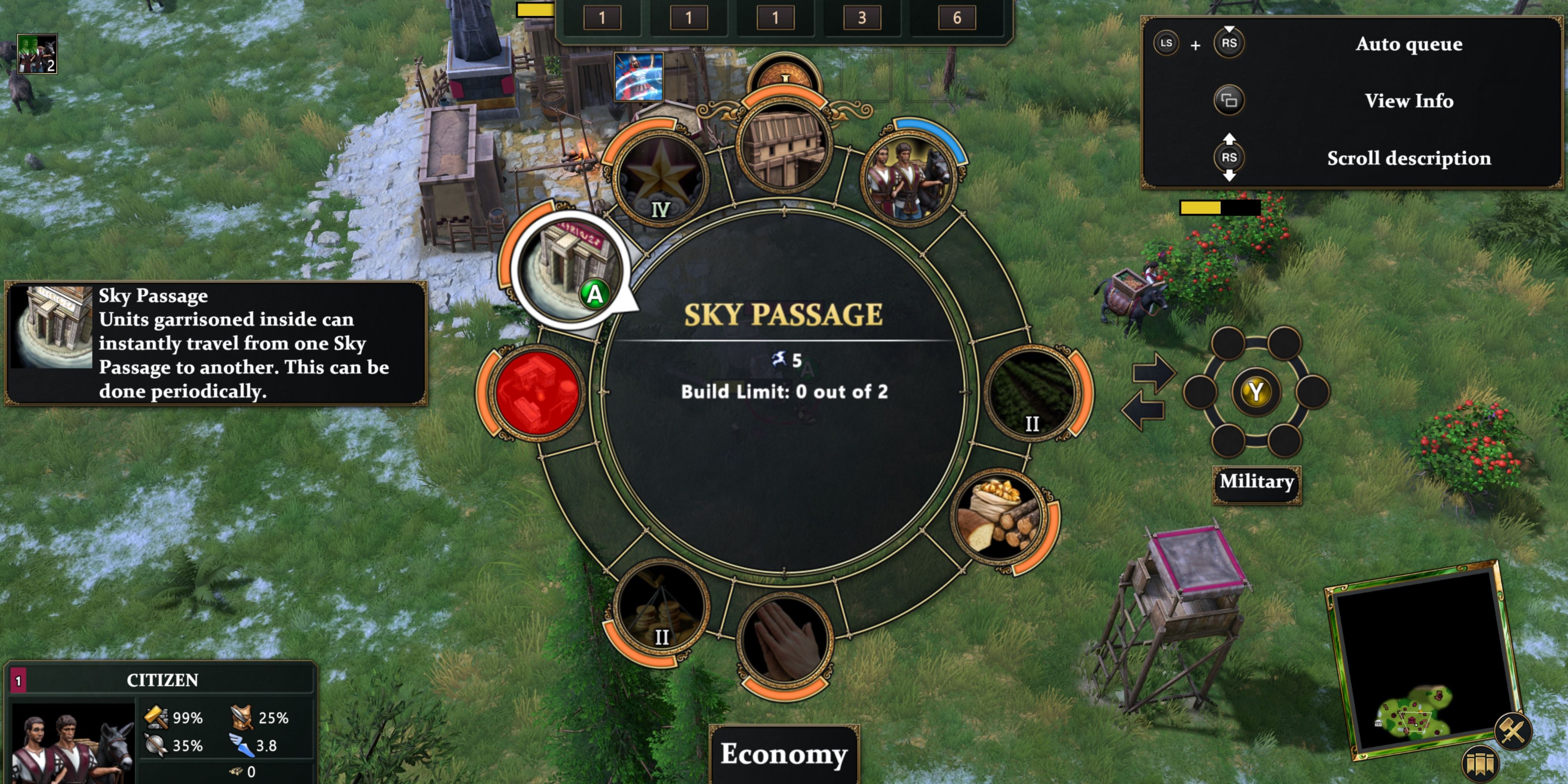 How to Build Sky Passages in Age of Mythology: Retold