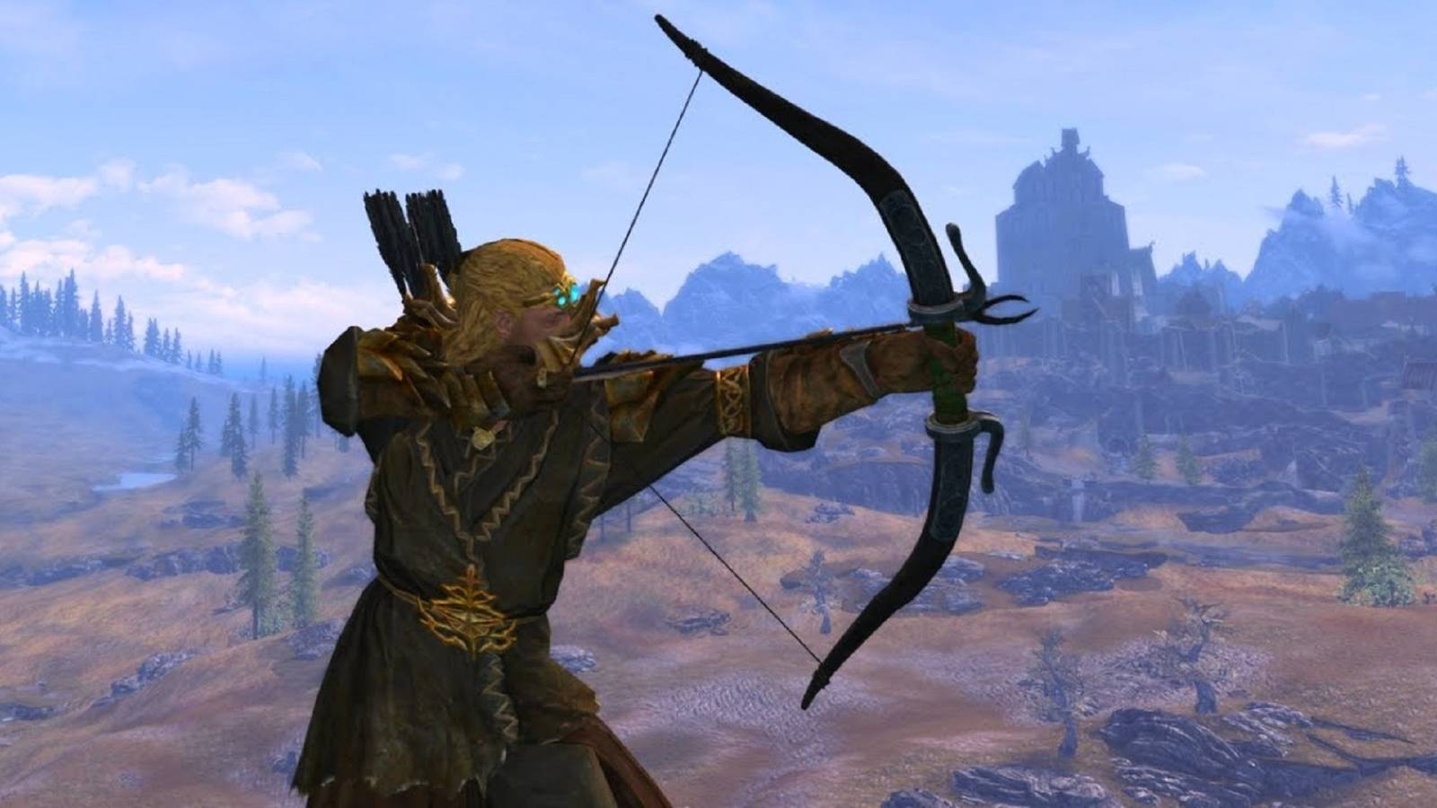Skyrim archer hits the shot of a lifetime