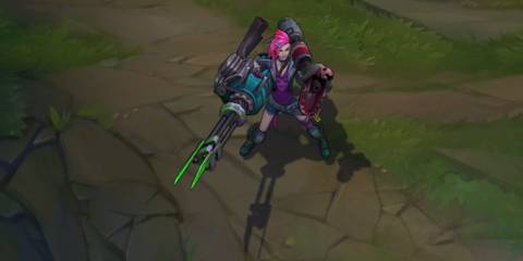 An image of Zombie Slayer Jinx from League of Legends
