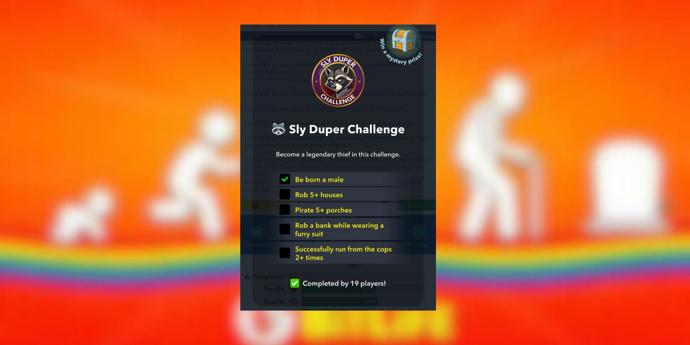 Bitlife: как выполнить задание Sly Duper Challenge