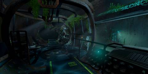 Inside a submarine station underwater in SOMA.