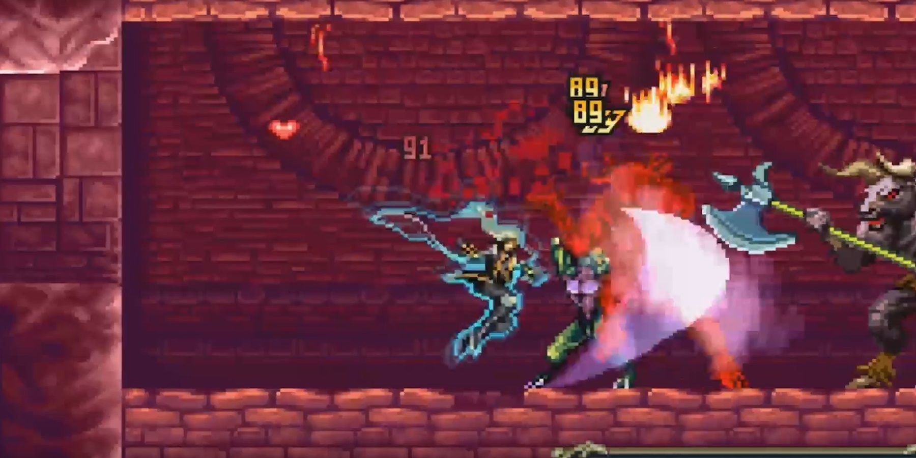 Alucard battling enemies in Castlevania: Symphony of the Night