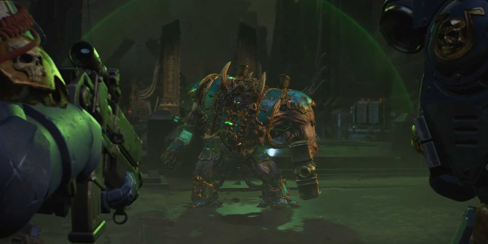 space marine 2 helbrute boss intro