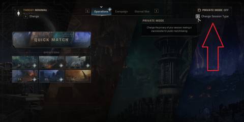 space marine 2 private mode