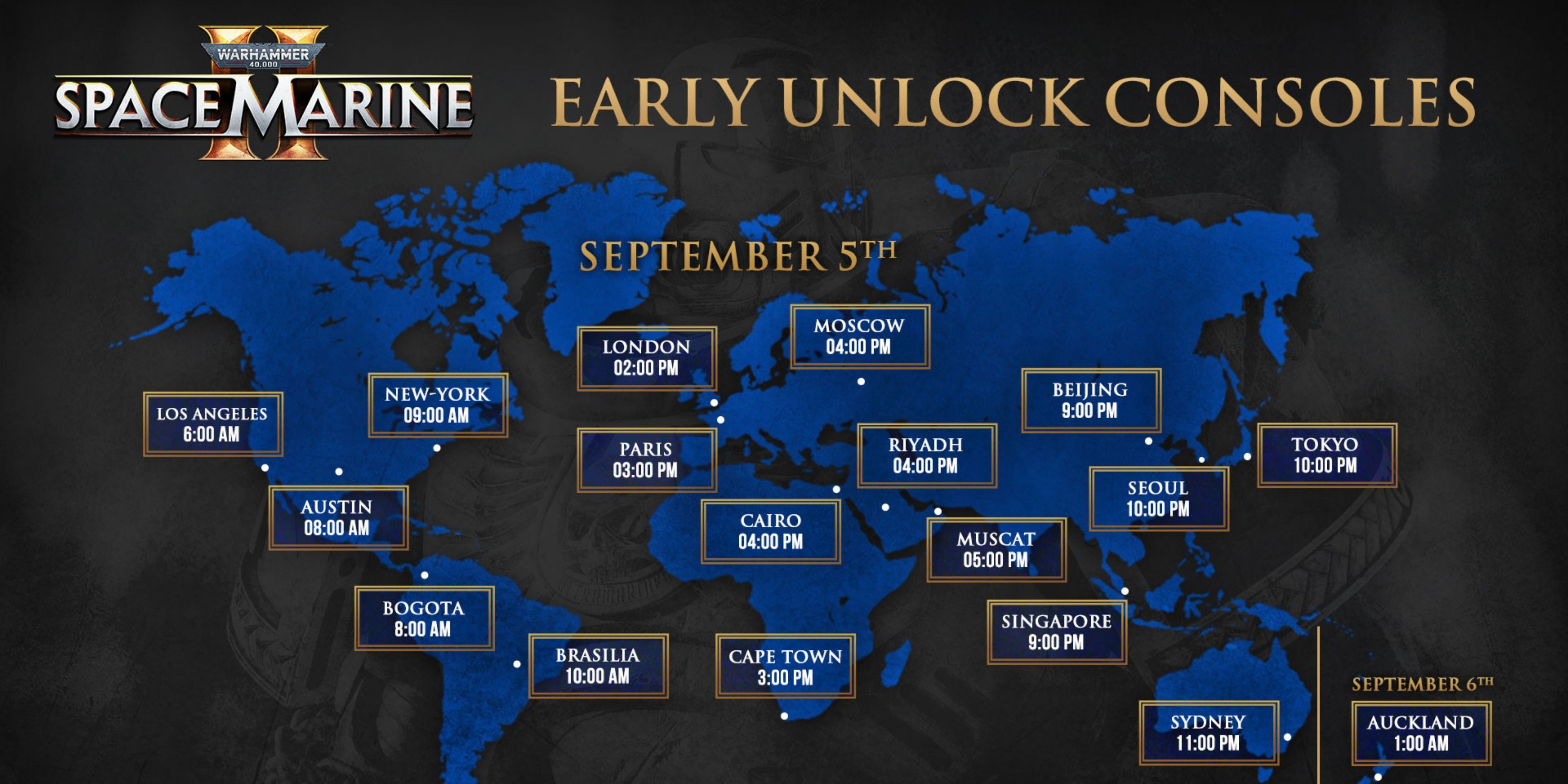 Space Marine 2 Release Times