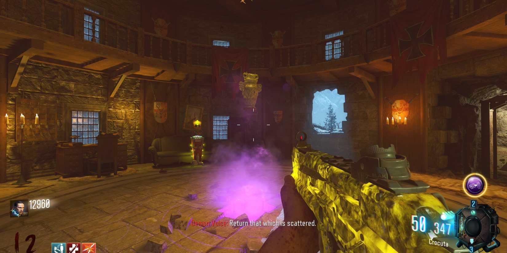 speaking to the demonic voice