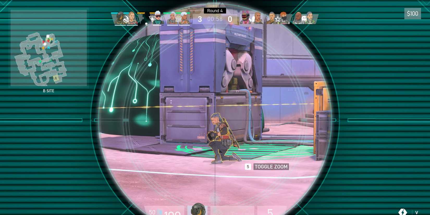 Spectre Divide sniper on site