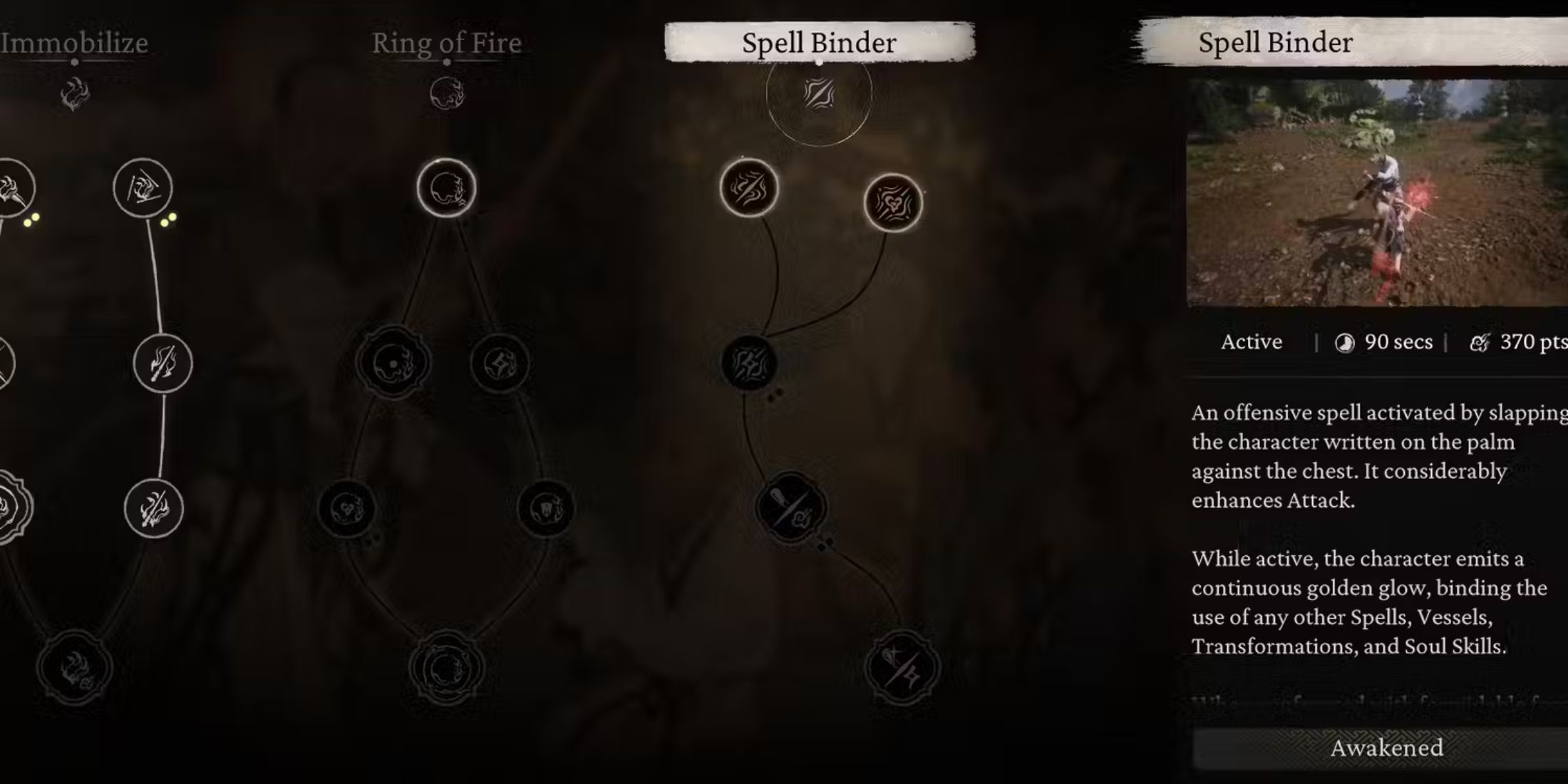 Spells to upgrade first in Black Myth: Wukong - Spell Binder tree