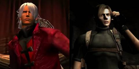 Split image of Devil May Cry and Resident Evil 4