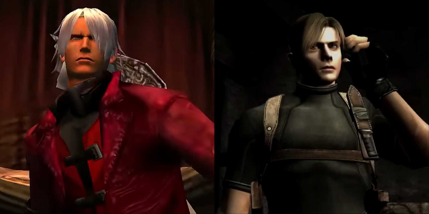 Split image of Devil May Cry and Resident Evil 4