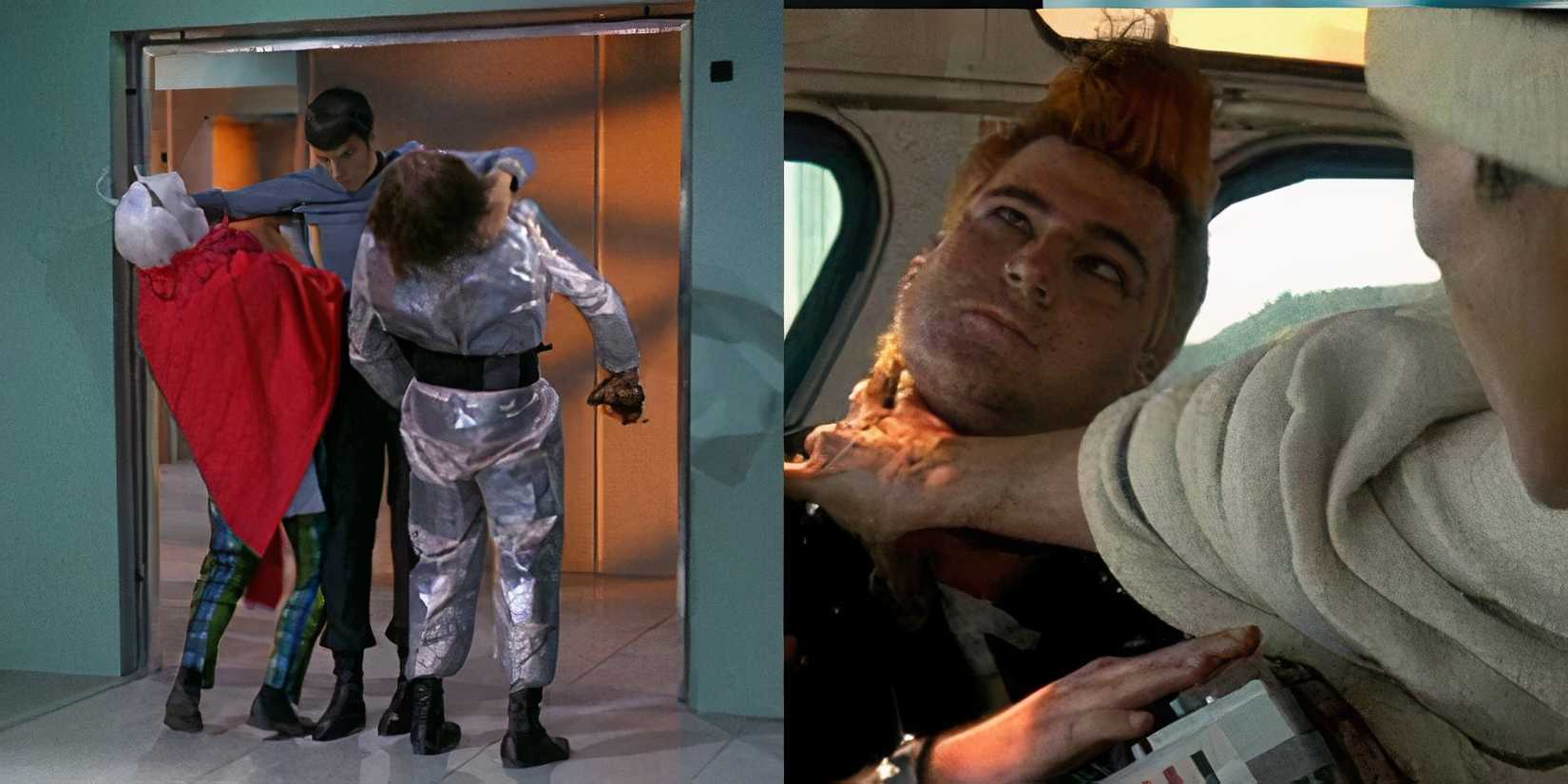 Spock improvises Vulcan nerve pinches in Star Trek