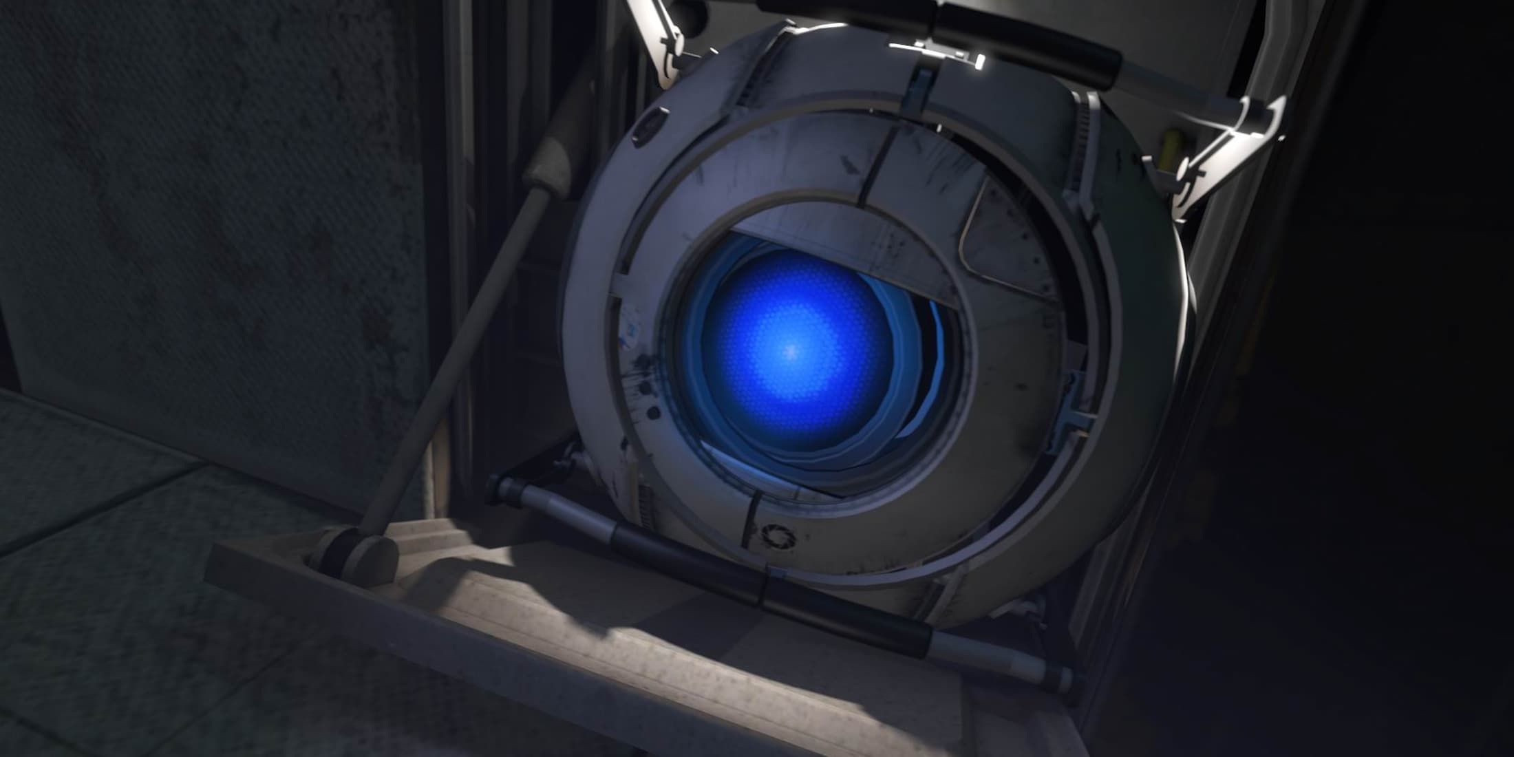 A photo of Wheatley from Portal 2