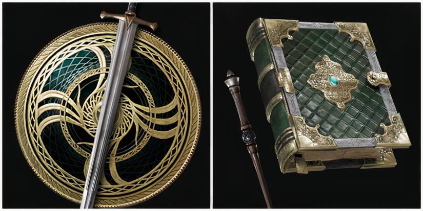 Throne and Liberty - Sword And Shield + Wand And Tome