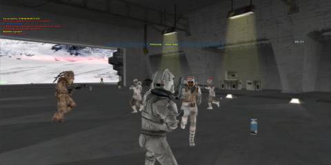 STAR WARS Battlefront II Classic battle in the hangar