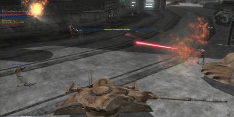 STAR WARS Battlefront II Classic Droid tank blasting Clone soldiers