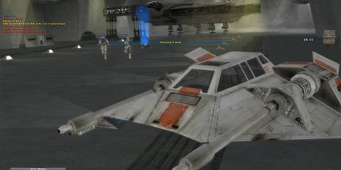 STAR WARS Battlefront II Classic Snowspeeder ready to launch