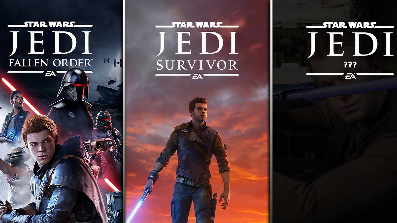 Star Wars Jedi series question mark third game