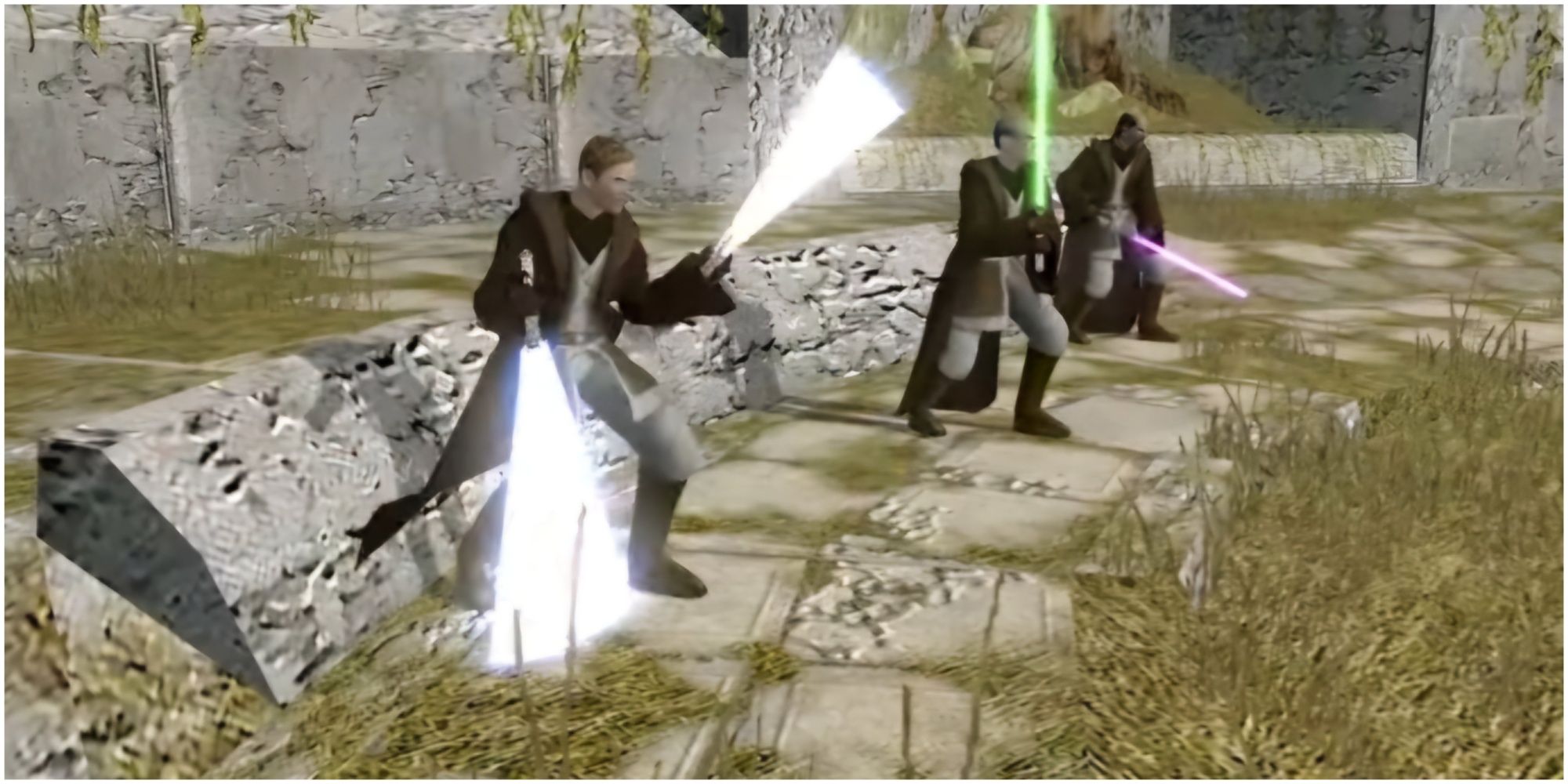 Jedi teaming together in Star Wars Knights Of The Old Republic 2