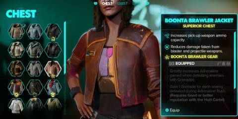 Kay Vess customization in Star Wars Outlaws