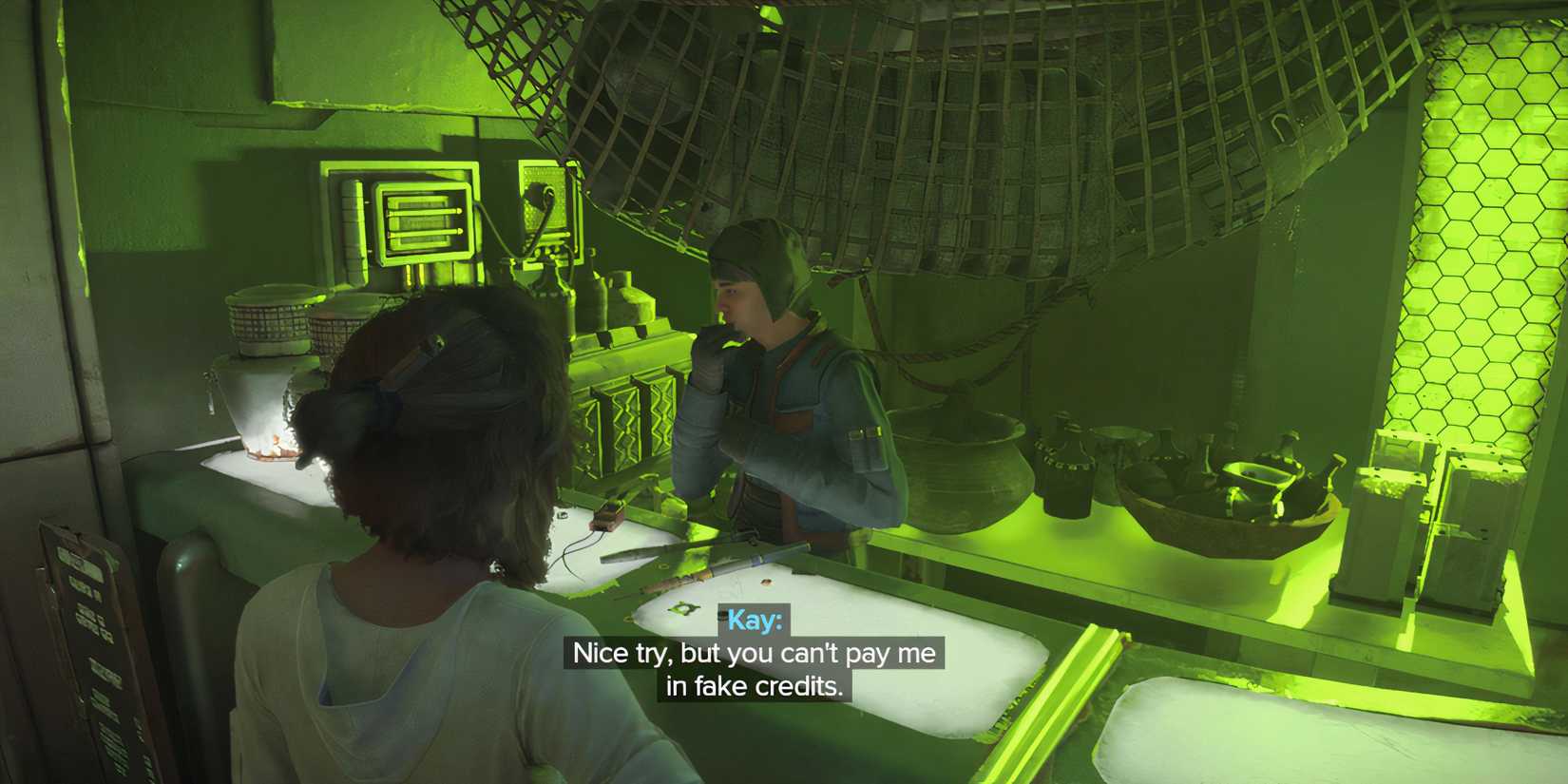 the market trader in star wars outlaws.