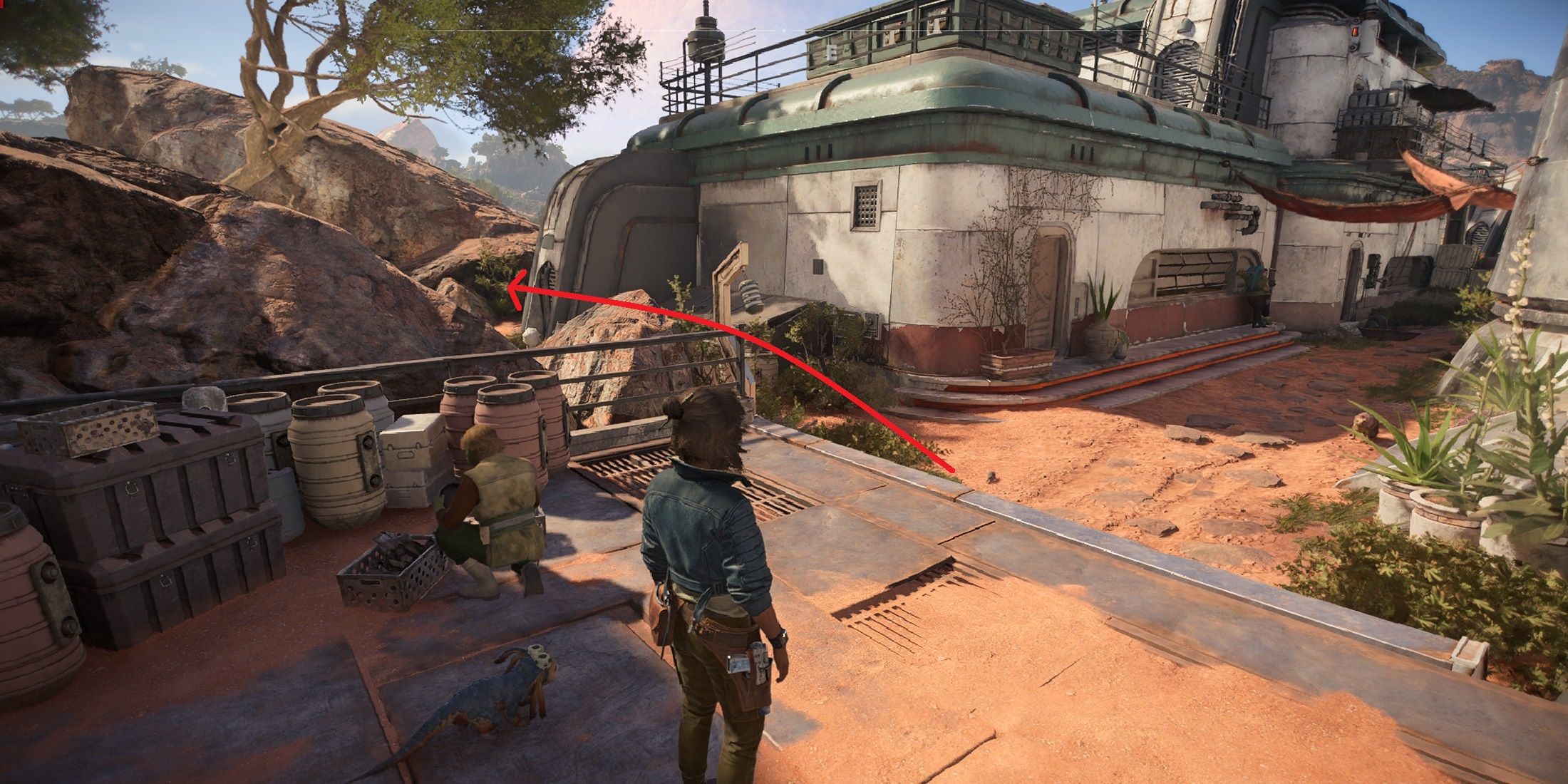 How to Get the Rooftop Stash at Jaunta's Hope in Star Wars Outlaws