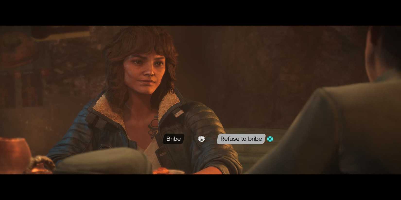 Kay Deciding To Bribe The Imperial Officer Or Not