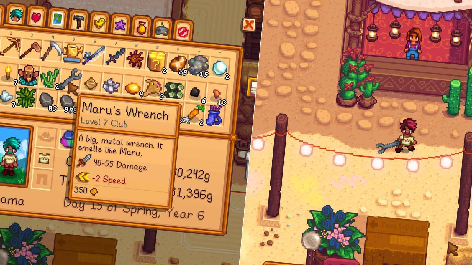 Maru's Wrench in Stardew Valley 